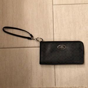 Coach wristlet wallet.